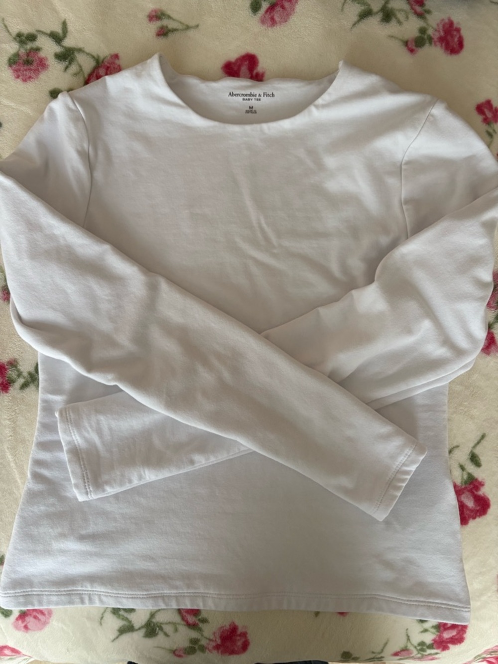 abercrombie “baby tee” long sleeve